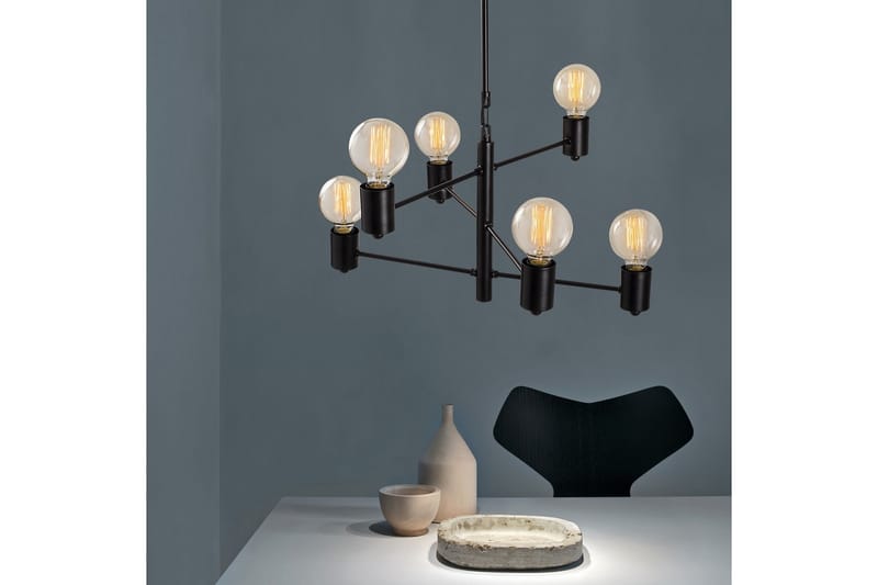 Opviq Hexa Loftslampe - Sort - Belysning - Lamper & indendørsbelysning - Loftlampe