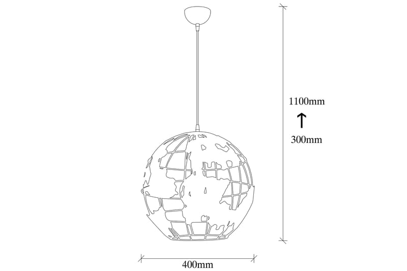 Opviq Loftlampe - Sort - Belysning - Lamper & indendørsbelysning - Loftlampe