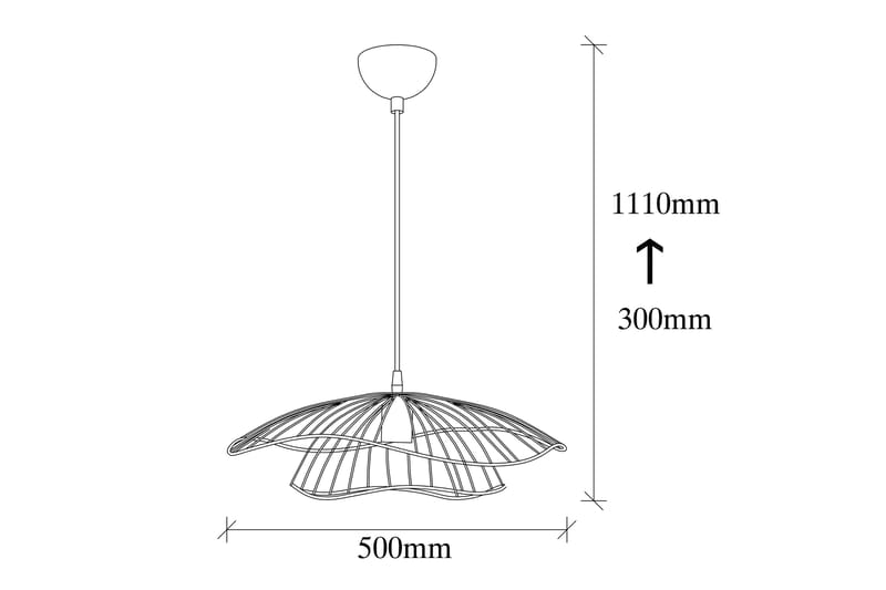 Opviq Tel Taklampa - Sort - Belysning - Lamper & indendørsbelysning - Loftlampe