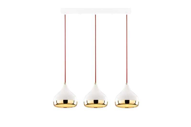 Opviq Yildo loftslampe - Hvid / rød / guld - Belysning - Lamper & indendørsbelysning - Loftlampe