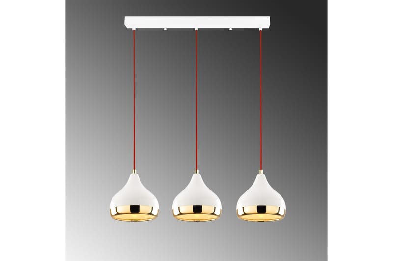 Opviq Yildo loftslampe - Hvid / rød / guld - Belysning - Lamper & indendørsbelysning - Loftlampe