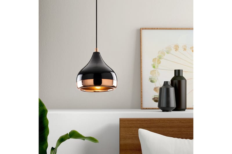 Opviq Yildo loftslampe - Sort / kobber - Belysning - Lamper & indendørsbelysning - Loftlampe