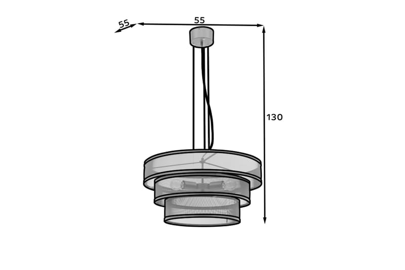 Orabela Pendellampe Rund - Sort - Belysning - Lamper & indendørsbelysning - Loftlampe - Pendellamper & hængelamper