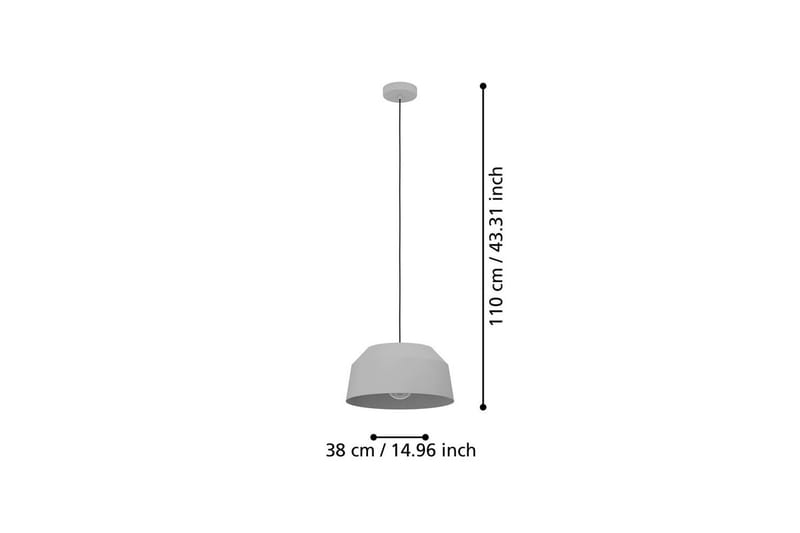 Pendellampe Eglo Contrisa - Grå - Belysning - Lamper & indendørsbelysning - Loftlampe - Pendellamper & hængelamper