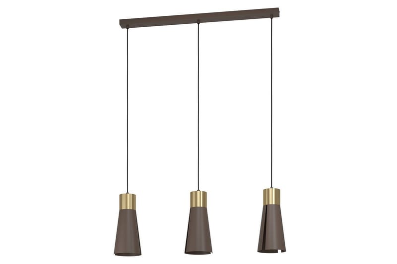 Pendellampe Eglo Losalomas med 3 Lamper - Bronze/Guld - Belysning - Lamper & indendørsbelysning - Loftlampe - Pendellamper & hængelamper