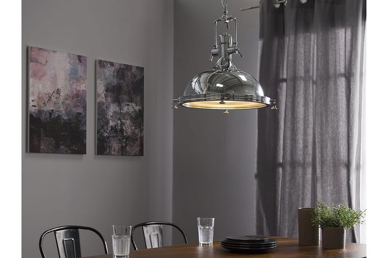 Ebron loftslampe 38 cm - Sølv - Loftlampe køkken - Vindueslampe hængende - Vindueslampe - Pendellamper & hængelamper - Soveværelse lampe - Stuelampe