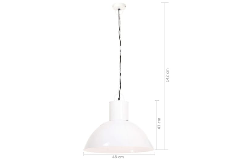 Hængelampe 25 W Rund 48 cm E27 Hvid - Belysning - Lamper & indendørsbelysning - Loftlampe - Pendellamper & hængelamper