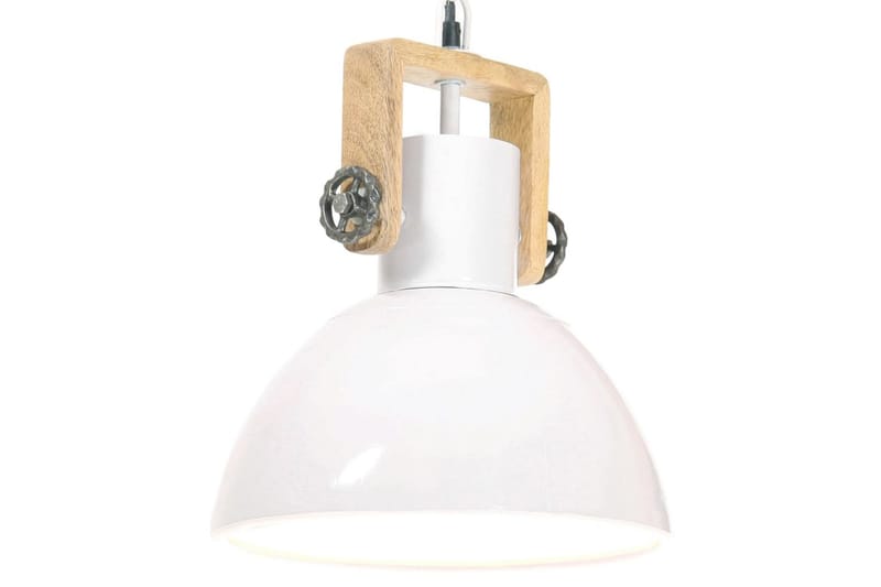 Industriel Hængelampe 25 W Rund 30 cm E27 Hvid - Hvid - Belysning - Lamper & indendørsbelysning - Loftlampe - Pendellamper & hængelamper