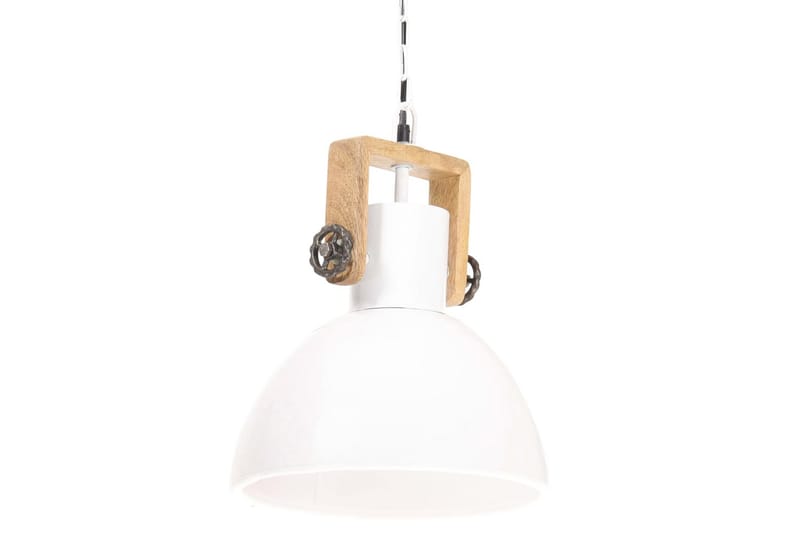 Industriel Hængelampe 25 W Rund 30 cm E27 Hvid - Hvid - Belysning - Lamper & indendørsbelysning - Loftlampe - Pendellamper & hængelamper