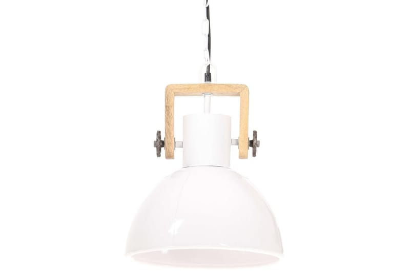 Industriel Hængelampe 25 W Rund 30 cm E27 Hvid - Hvid - Belysning - Lamper & indendørsbelysning - Loftlampe - Pendellamper & hængelamper