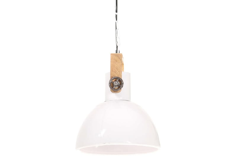 Industriel Hængelampe 25 W Rund 30 cm E27 Hvid - Hvid - Loftlampe køkken - Vindueslampe hængende - Vindueslampe - Pendellamper & hængelamper - Soveværelse lampe - Stuelampe