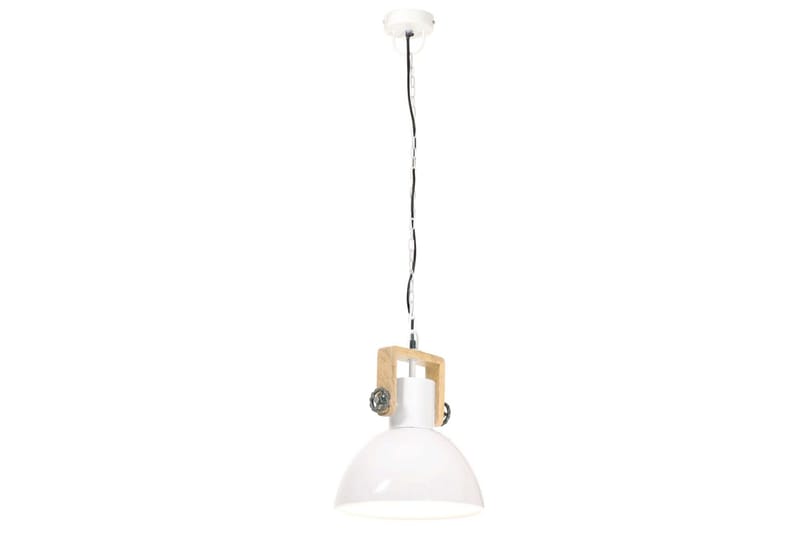 Industriel Hængelampe 25 W Rund 30 cm E27 Hvid - Hvid - Belysning - Lamper & indendørsbelysning - Loftlampe - Pendellamper & hængelamper