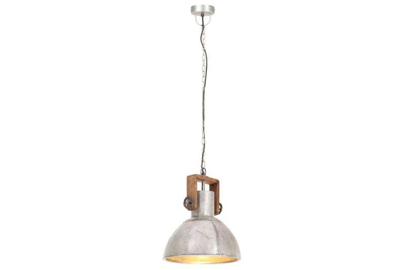 Industriel Hængelampe 25 W Rund 30 cm E27 Sølvfarvet - Belysning - Lamper & indendørsbelysning - Loftlampe - Pendellamper & hængelamper