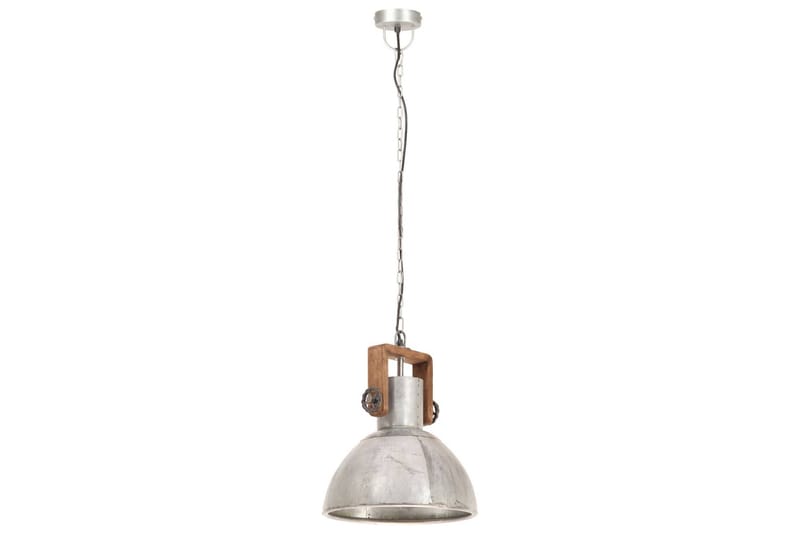 Industriel Hængelampe 25 W Rund 30 cm E27 Sølvfarvet - Belysning - Lamper & indendørsbelysning - Loftlampe - Pendellamper & hængelamper