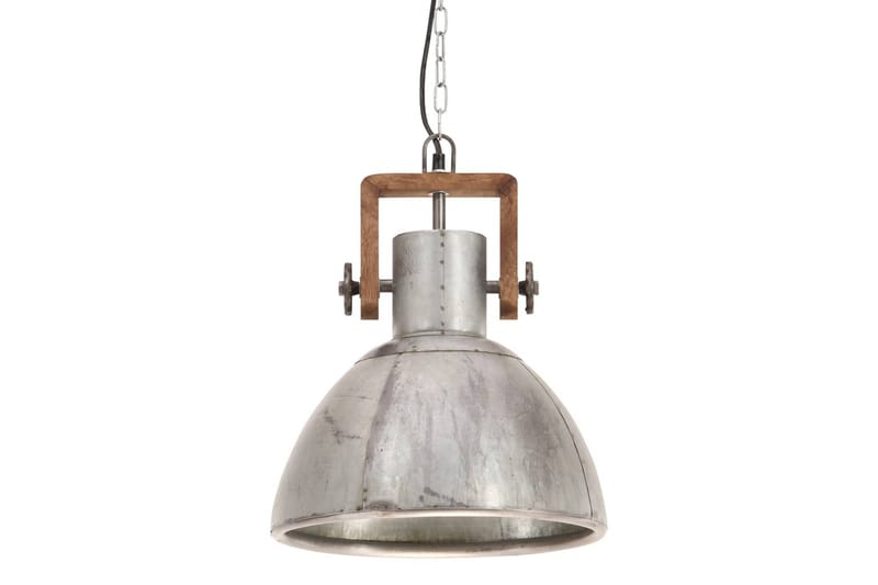 Industriel Hængelampe 25 W Rund 30 cm E27 Sølvfarvet - Belysning - Lamper & indendørsbelysning - Loftlampe - Pendellamper & hængelamper