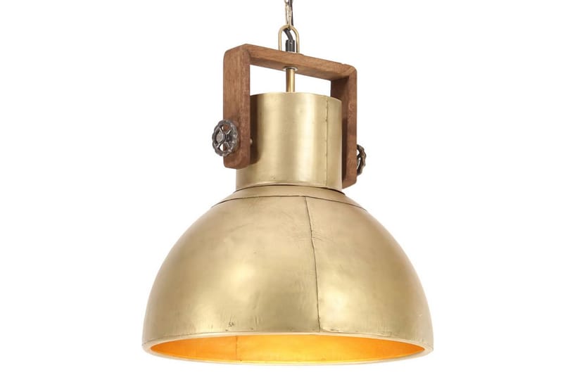 Industriel Hængelampe 25 W Rund 40 cm E27 Messingfarvet - Belysning - Lamper & indendørsbelysning - Loftlampe - Pendellamper & hængelamper