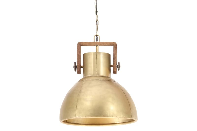 Industriel Hængelampe 25 W Rund 40 cm E27 Messingfarvet - Belysning - Lamper & indendørsbelysning - Loftlampe - Pendellamper & hængelamper