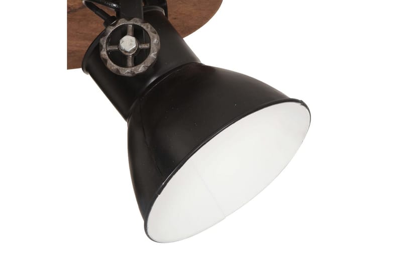 Industriel loftlampe 25 w 42x27 cm e27 mat sort - Sort - Belysning - Lamper & indendørsbelysning - Loftlampe - Pendellamper & hængelamper