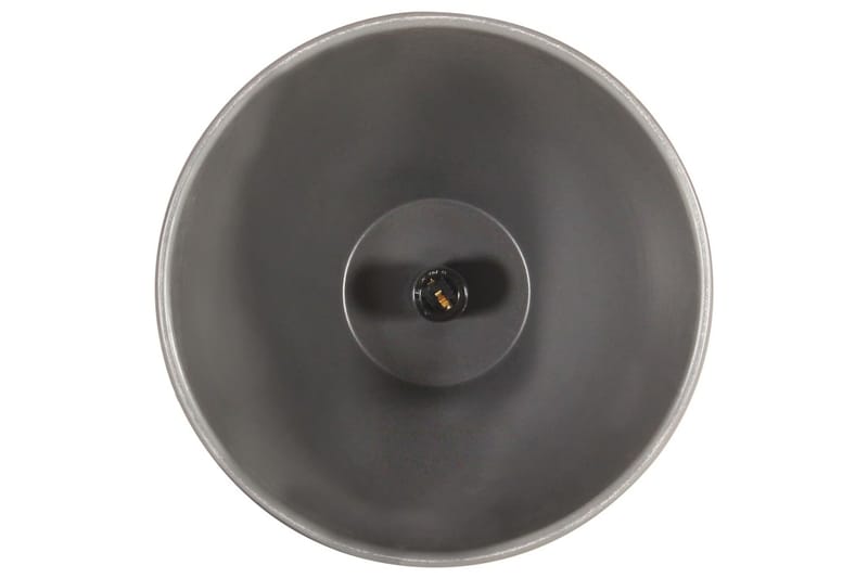 industriel pendel 35 cm E27 jern og massivt træ grå - Grå - Loftlampe køkken - Vindueslampe hængende - Vindueslampe - Pendellamper & hængelamper - Soveværelse lampe - Stuelampe