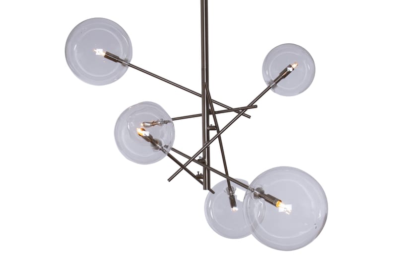 Sphere Loftlampe 6 lys Sølv - AG Home & Light - Loftlampe køkken - Vindueslampe hængende - Vindueslampe - Pendellamper & hængelamper - Soveværelse lampe - Stuelampe