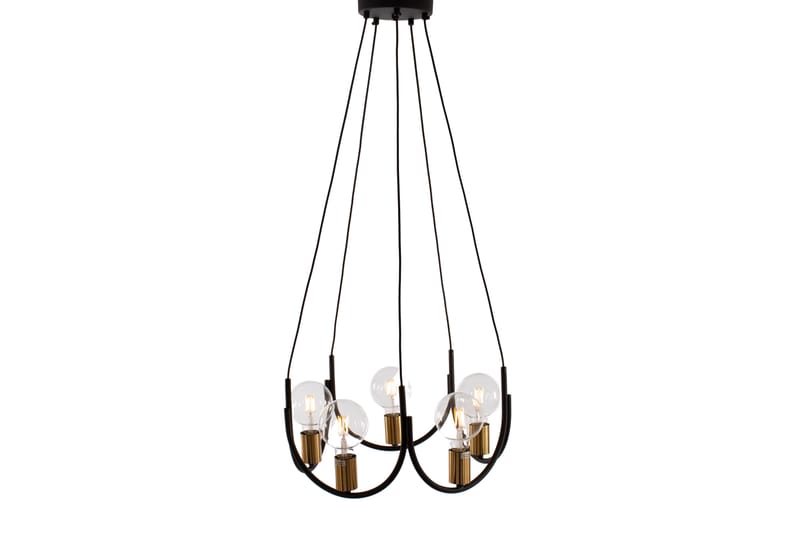 Swing Loftlampe Sort/ Messing - AG Home & Light - Belysning - Lamper & indendørsbelysning - Loftlampe - Pendellamper & hængelamper