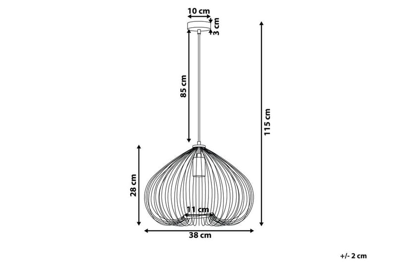 Tordino Loftslampe 38 cm - Kobber - Belysning - Lamper & indendørsbelysning - Loftlampe - Pendellamper & hængelamper