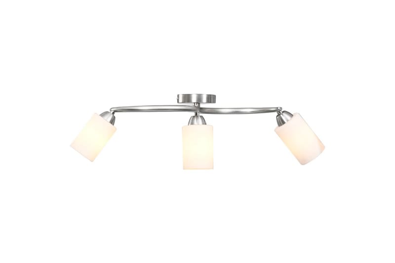 Loftlampe Med Keramiske Lampeskærme Til 3 E14-Pærer Hvid - Plafond - Stuelampe - Soveværelse lampe