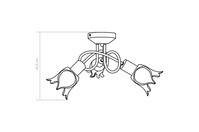 Loftlampe Transparente Glasskærme Til 3 E14-Pærer Tulipanfor - Belysning - Lamper & indendørsbelysning - Loftlampe - Plafond