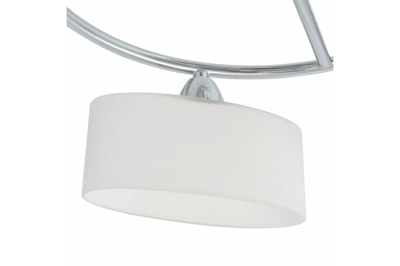 Loftslampe Med Ellipseformet Glasskygge 5 E14-Pærer 200 W - Hvid - Belysning - Lamper & indendørsbelysning - Loftlampe - Plafond