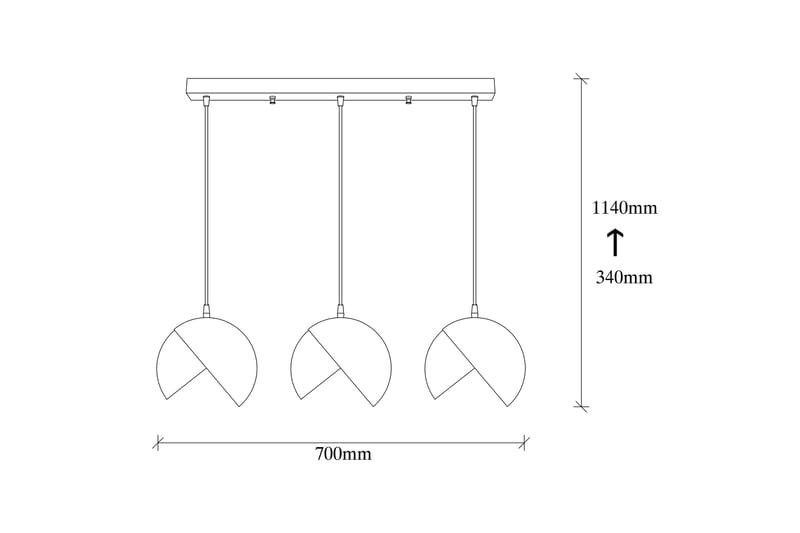 Sheen Loftlampe - Sort/Guld - Belysning - Lamper & indendørsbelysning - Loftlampe