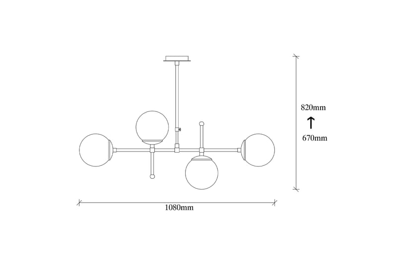 Sheen Loftlampe - Sort/Hvid - Belysning - Lamper & indendørsbelysning - Loftlampe