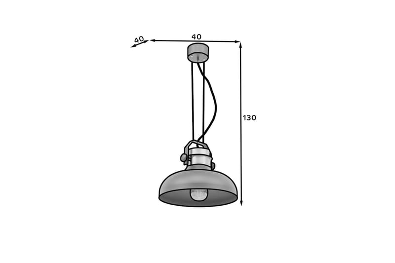 Stealle Pendellampe Rund - Sort - Belysning - Lamper & indendørsbelysning - Loftlampe - Pendellamper & hængelamper