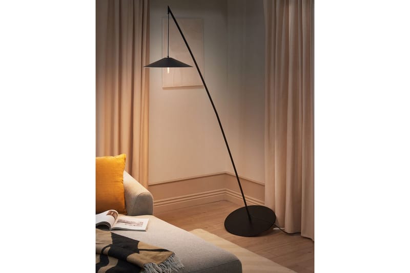 Pankeria Gulvlampe 205 cm - Sort - Belysning - Lamper & indendørsbelysning - Soveværelse lampe