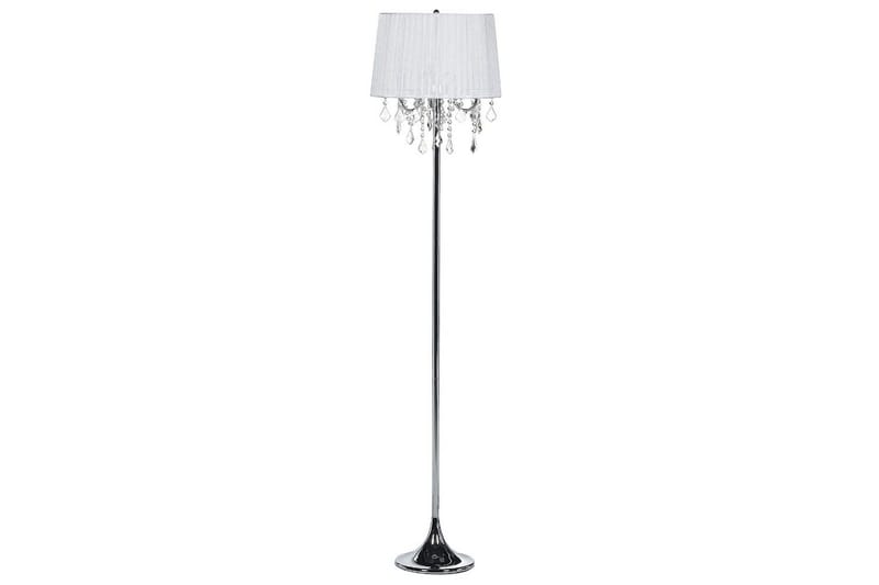 Pianose Gulvlampe 165 cm - Sølv/Hvid - Belysning - Lamper & indendørsbelysning - Soveværelse lampe