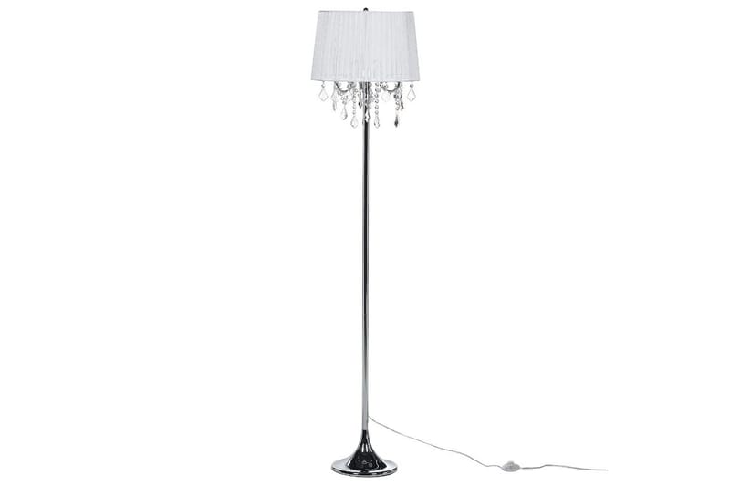 Pianose Gulvlampe 165 cm - Sølv/Hvid - Belysning - Lamper & indendørsbelysning - Soveværelse lampe