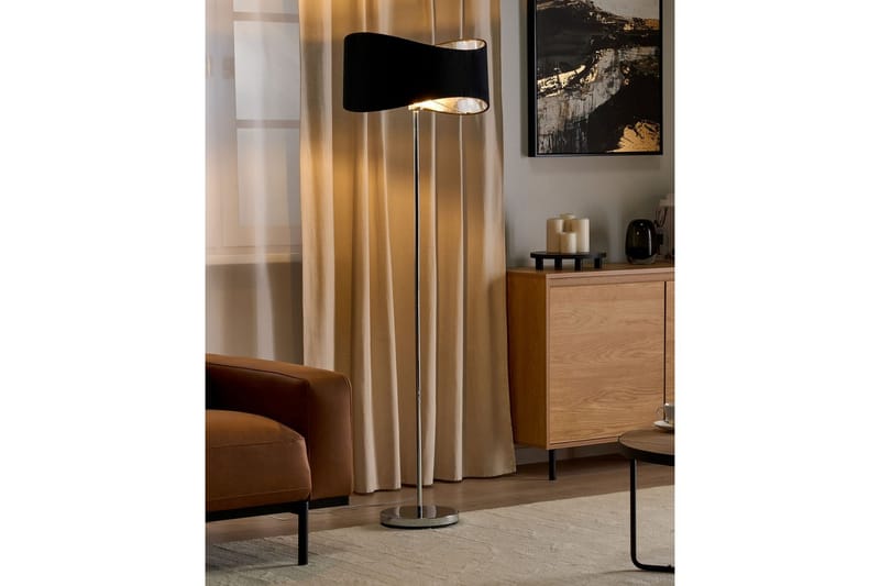 Sancalvo Gulvlampe 153 cm - Sølv/Sort - Belysning - Lamper & indendørsbelysning - Soveværelse lampe