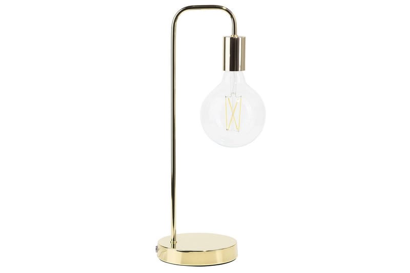 Savenay Bordlampe 48 cm E27 - Guld - Belysning - Lamper & indendørsbelysning - Vindueslampe - Vindueslampe på fod