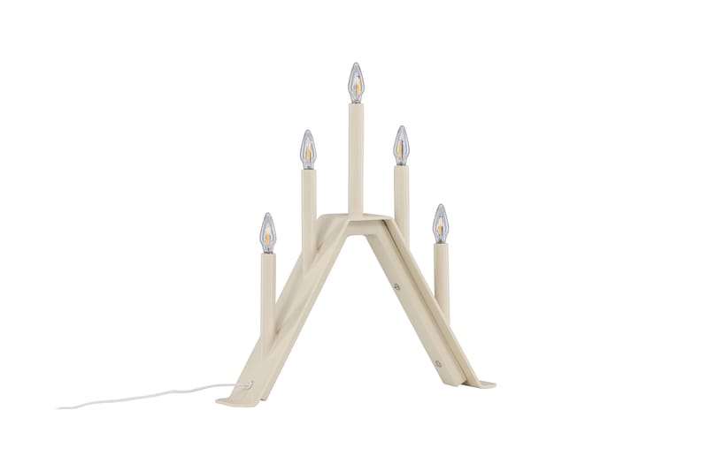 Åre Adventslysestage 36 cm - Beige - Belysning - Lamper & indendørsbelysning - Sengelampe - Sengelampe bord