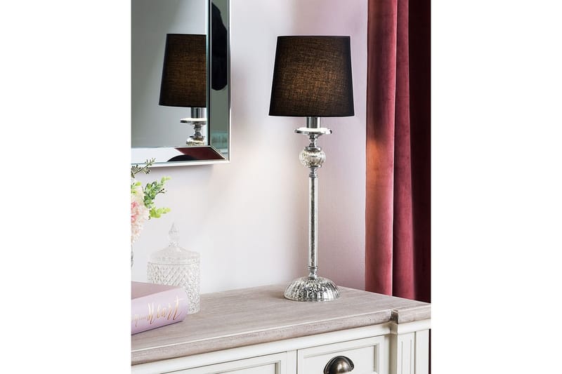 Ardeena Bordlampe 56 cm E14 - Sølv/Sort - Belysning - Lamper & indendørsbelysning - Sengelampe - Sengelampe bord