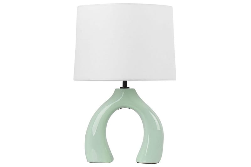 Avsaki Bordlampe 43 cm E27 - Lysegrøn/Hvid - Belysning - Lamper & indendørsbelysning - Sengelampe - Sengelampe bord