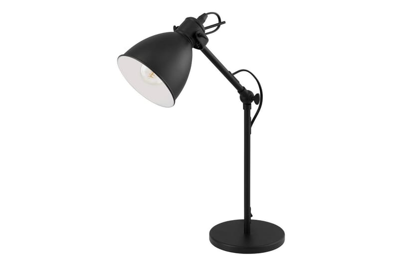 Bordlampe Eglo Priddy - Sort/Hvid - Belysning - Lamper & indendørsbelysning - Sengelampe - Sengelampe bord