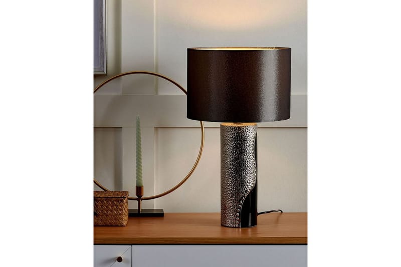 Capriken Bordlampe 52 cm E27 - Sort/Sølv - Belysning - Lamper & indendørsbelysning - Sengelampe - Sengelampe bord