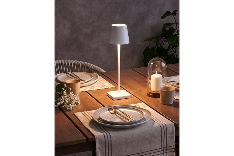 Cebrai LED Bordlampe 38 cm - Hvid - Belysning - Lamper & indendørsbelysning - Sengelampe - Sengelampe bord