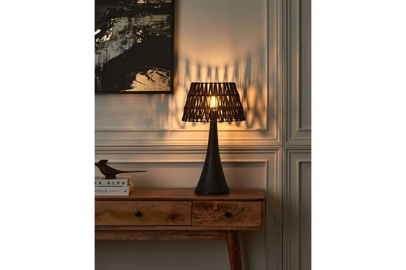 Dalino Bordlampe 47 cm E27 - Sort - Belysning - Lamper & indendørsbelysning - Sengelampe - Sengelampe bord