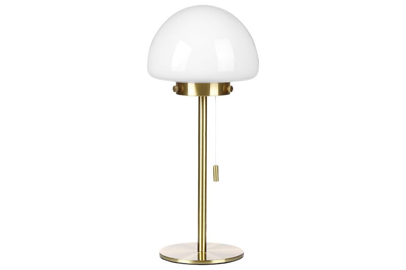 Icaria Bordlampe 39 cm E27 - Guld/Hvid - Belysning - Lamper & indendørsbelysning - Sengelampe - Sengelampe bord