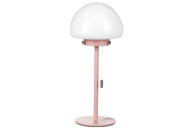 Icaria Bordlampe 39 cm E27 - Lyserød/Hvid - Belysning - Lamper & indendørsbelysning - Sengelampe - Sengelampe bord