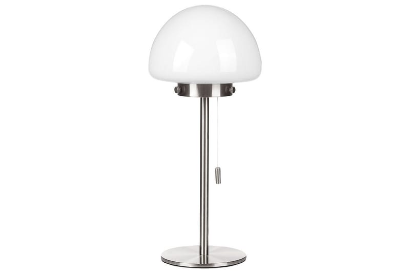 Icaria Bordlampe 39 cm E27 - Sølv/Hvid - Belysning - Lamper & indendørsbelysning - Sengelampe - Sengelampe bord