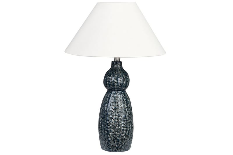 Kastellorizo Bordlampe 60 cm E27 - Mørkeblå/Hvid - Belysning - Lamper & indendørsbelysning - Sengelampe - Sengelampe bord