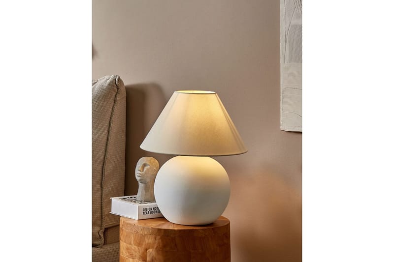 Kinalada Bordlampe 41 cm E27 - Off white - Belysning - Lamper & indendørsbelysning - Sengelampe - Sengelampe bord