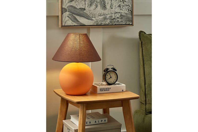 Kinalada Bordlampe 41 cm E27 - Orange/Brun - Belysning - Lamper & indendørsbelysning - Sengelampe - Sengelampe bord